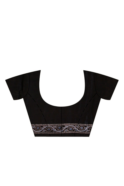 Ajrakh Hand Block On Modal Silk SN202522865