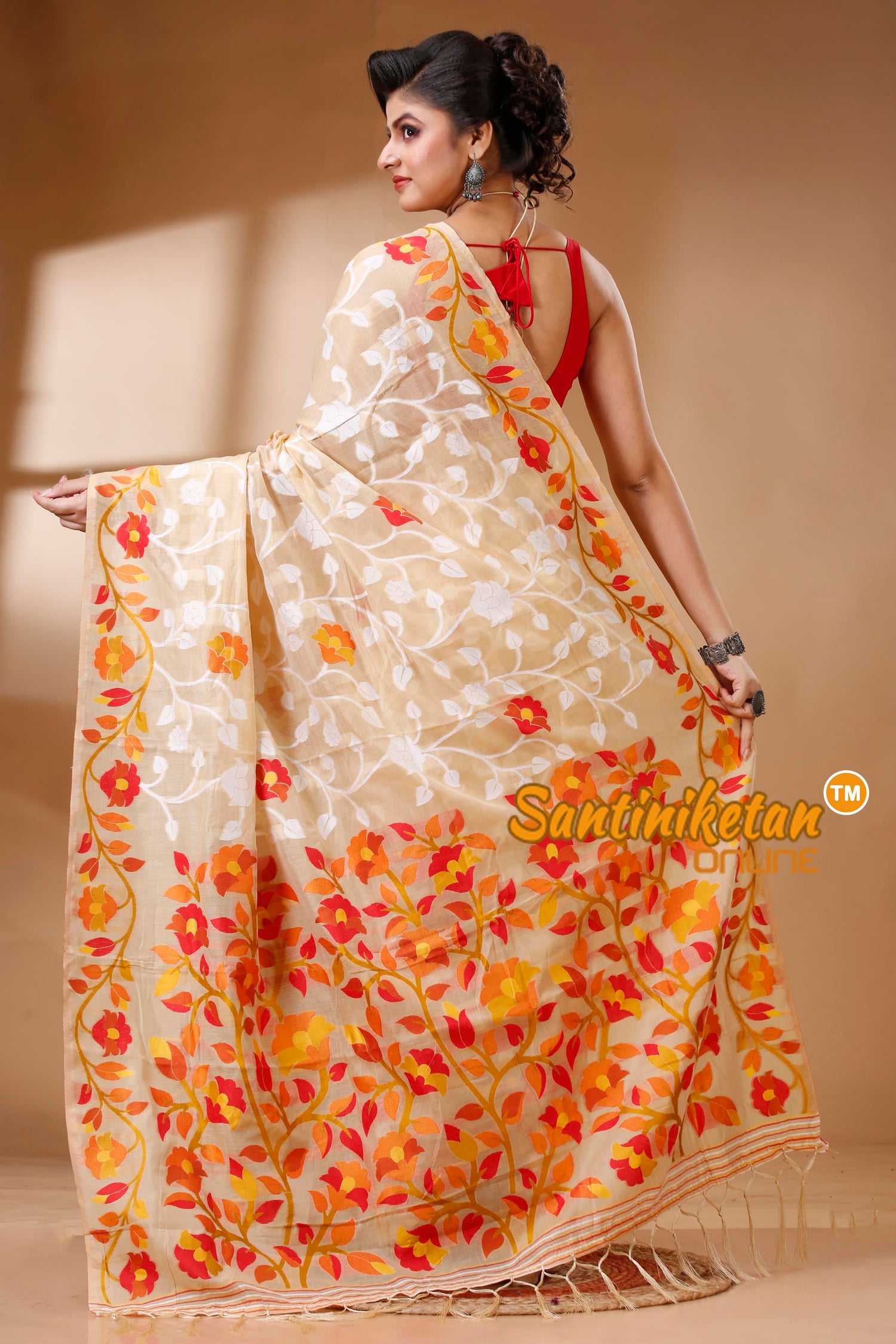 Muga Cotton Jamdani Saree SN202522931