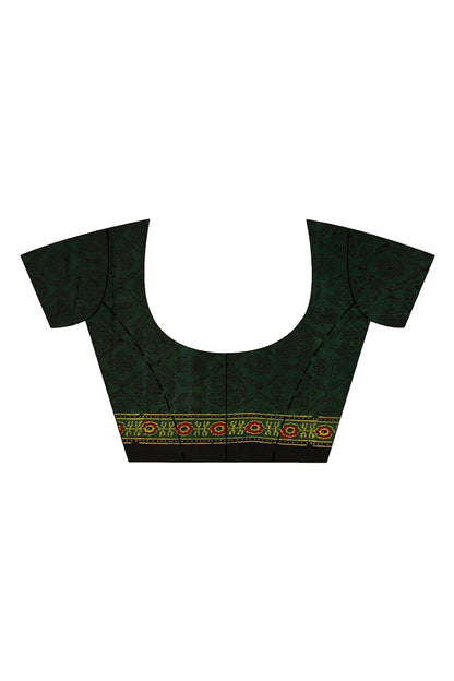 Ajrakh Hand Block On Modal Silk SN202523097