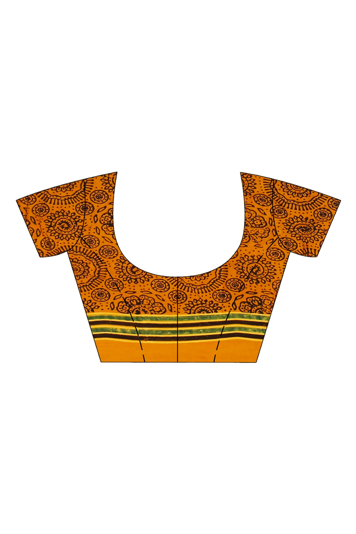Ajrakh Hand Block On Modal Silk SN202523122