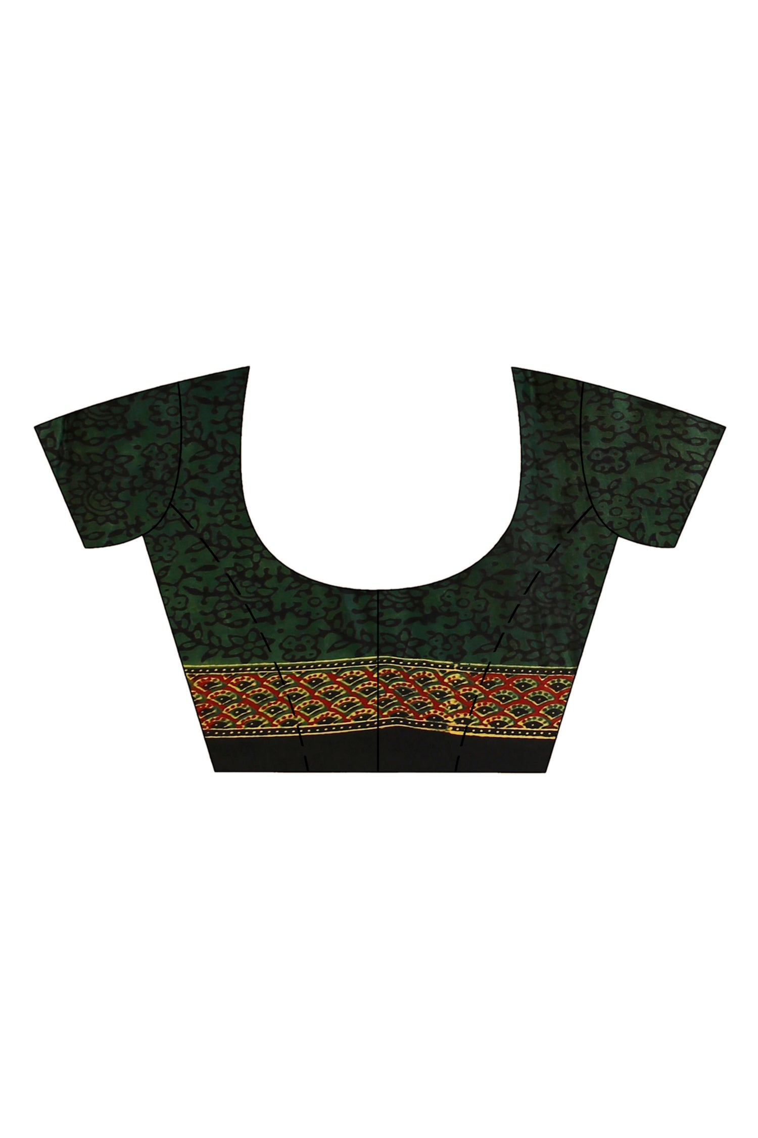 Ajrakh Hand Block On Modal Silk SN202523141