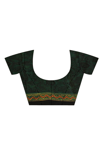 Ajrakh Hand Block On Modal Silk SN202523147
