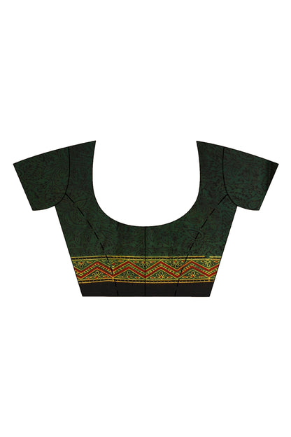 Ajrakh Hand Block On Modal Silk SN202523159