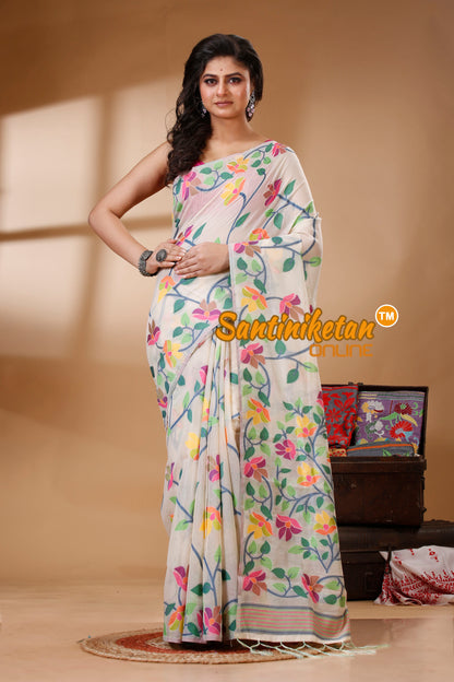 Muga Cotton Jamdani Saree SN202523171