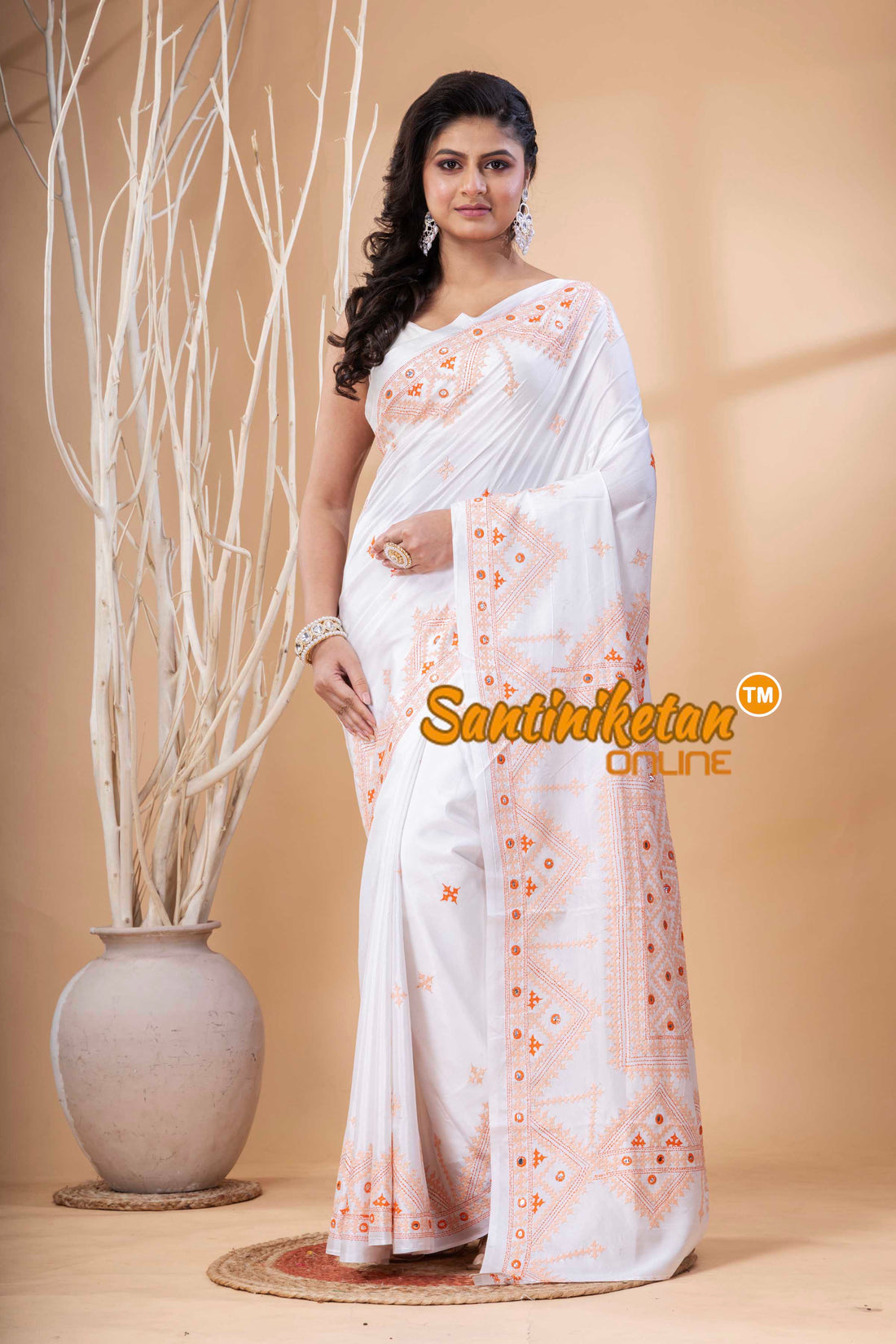 Bangalore Silk Gujrati Stitch Saree SN202523618