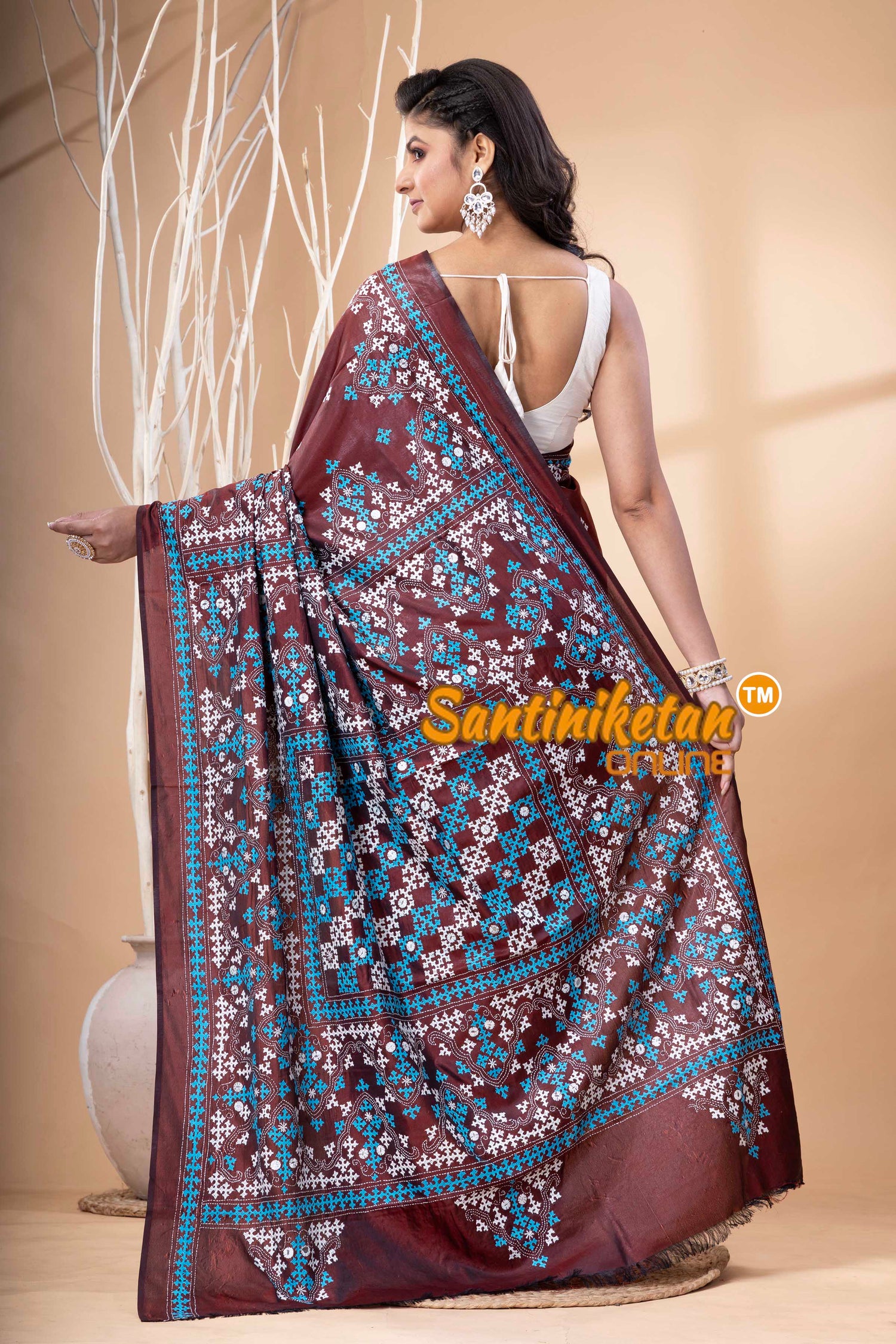 Bangalore Silk Gujrati Stitch Saree SN202523659