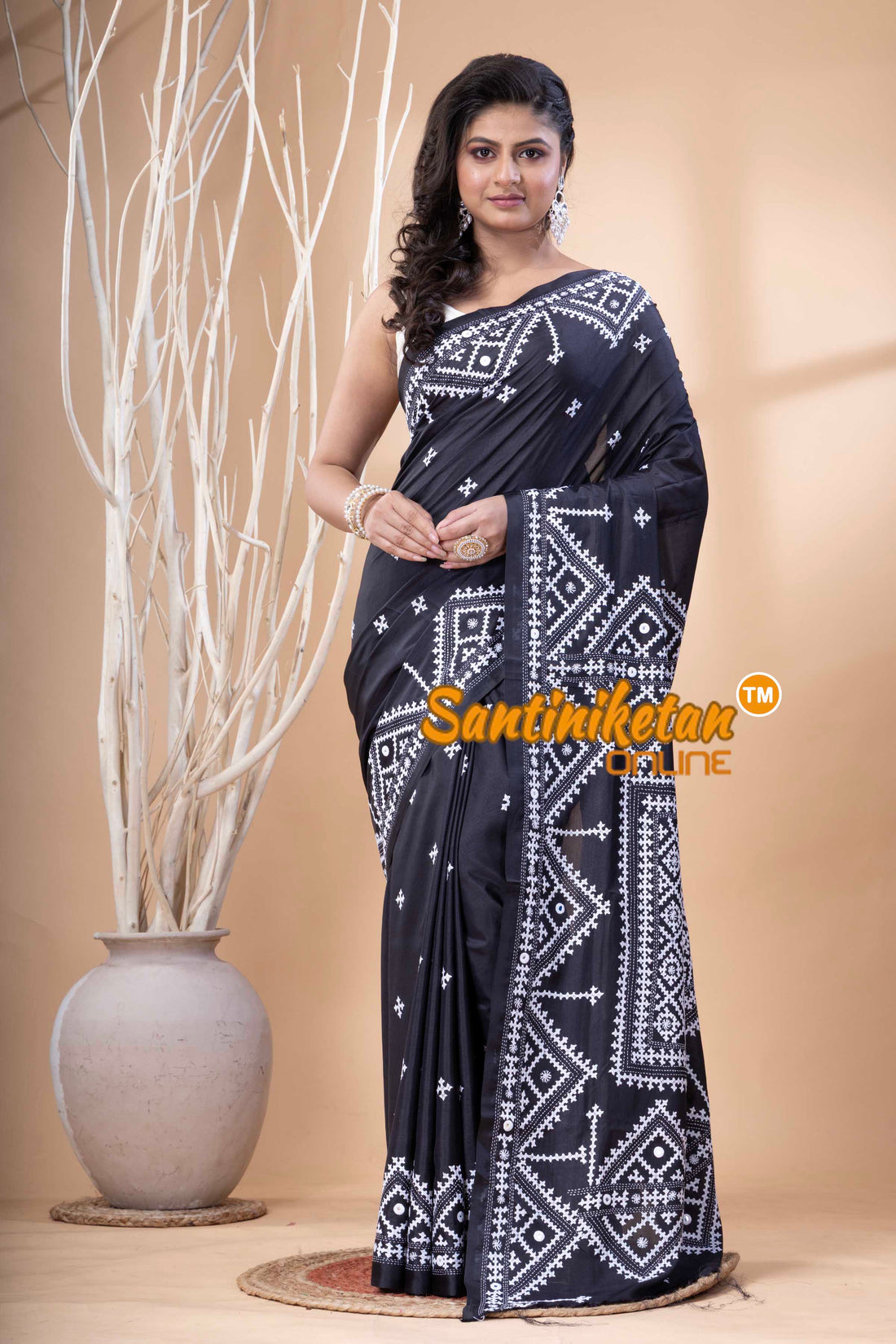 Bangalore Silk Gujrati Stitch Saree SN202523695