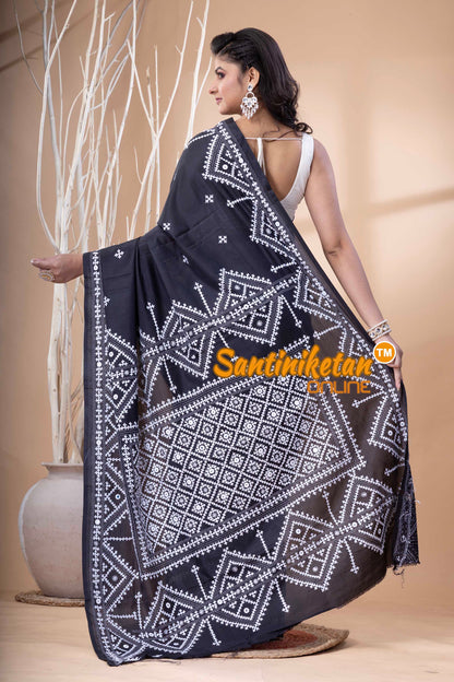 Bangalore Silk Gujrati Stitch Saree SN202523695