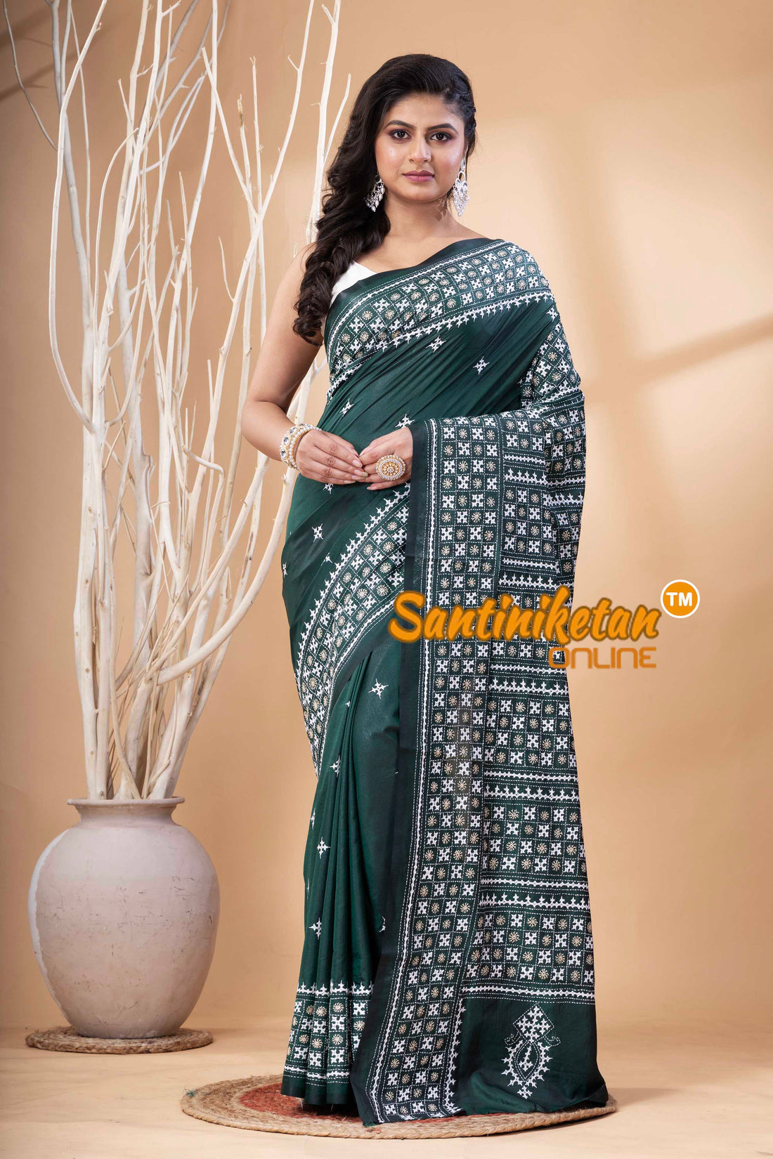 Bangalore Silk Gujrati Stitch Saree SN202523858