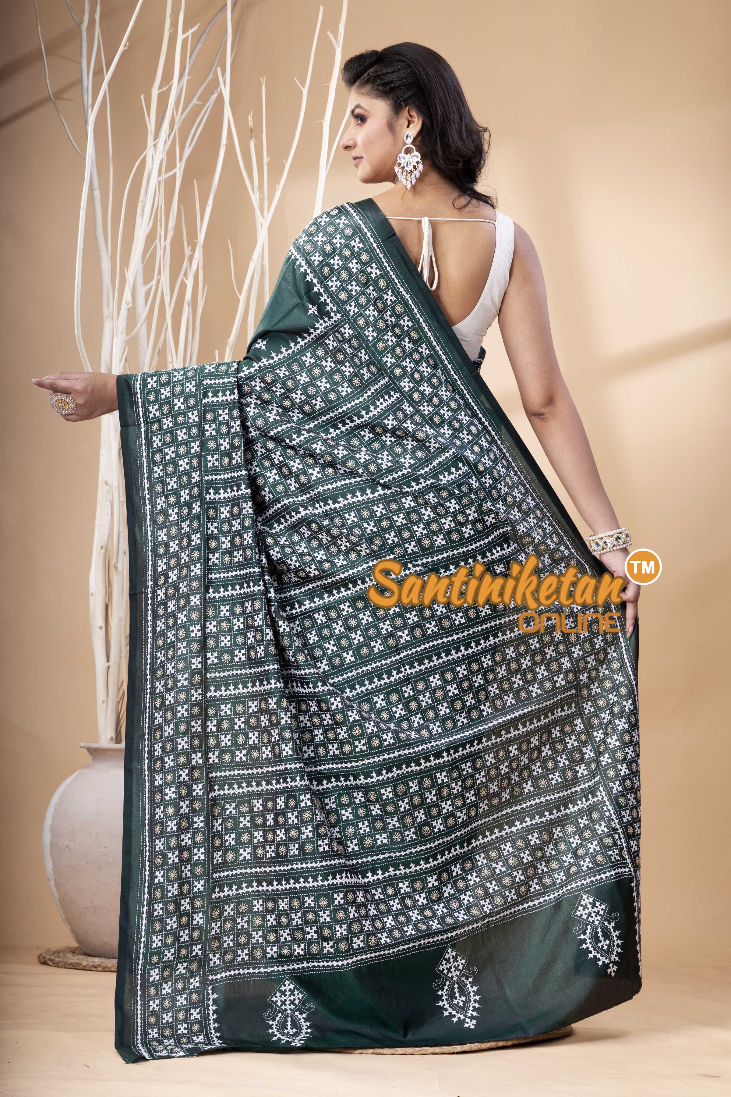 Bangalore Silk Gujrati Stitch Saree SN202523858