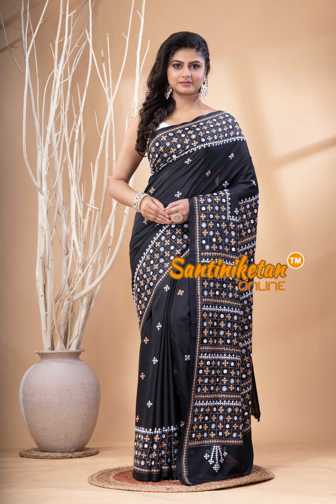 Bangalore Silk Gujrati Stitch Saree SN202523864