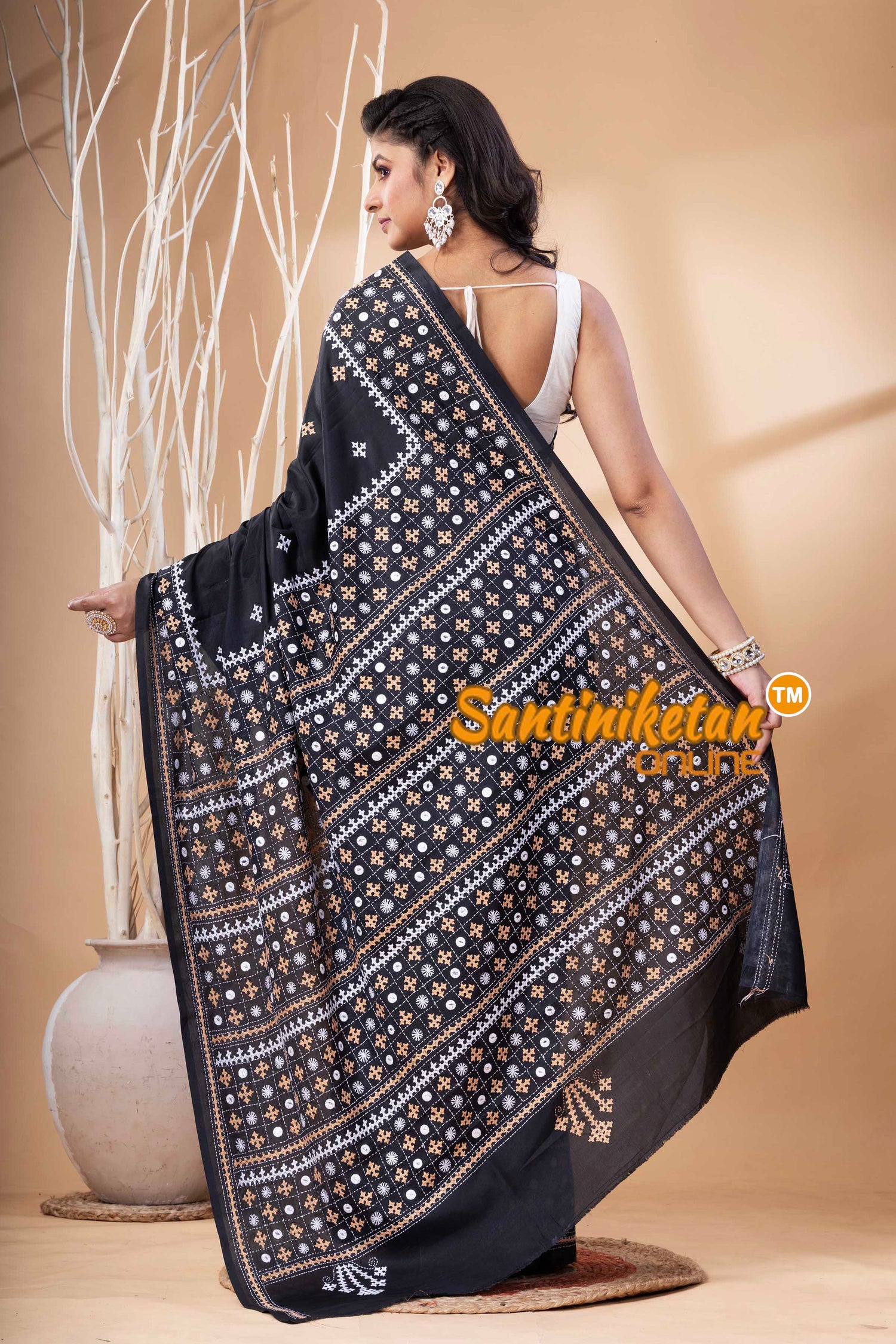 Bangalore Silk Gujrati Stitch Saree SN202523864