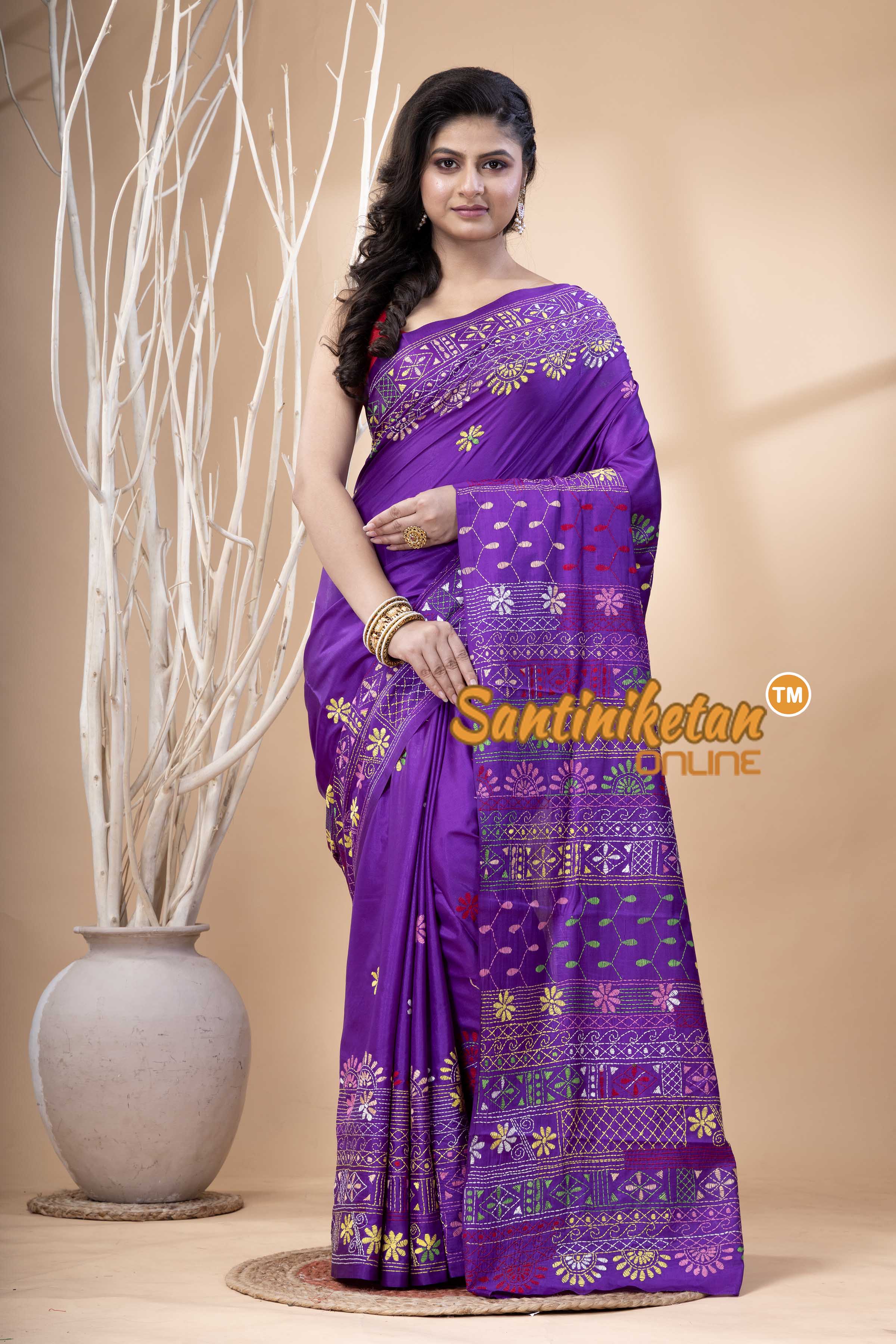 Bangalore Silk Lambani Stitch Saree SN202523969