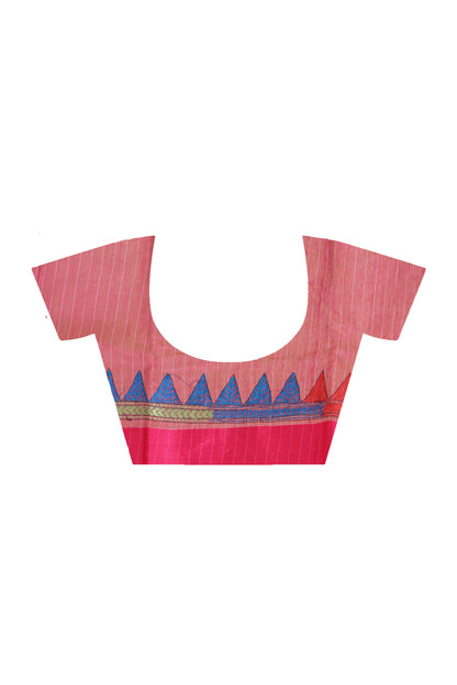 Handloom Cotton Kantha Saree SN202523999