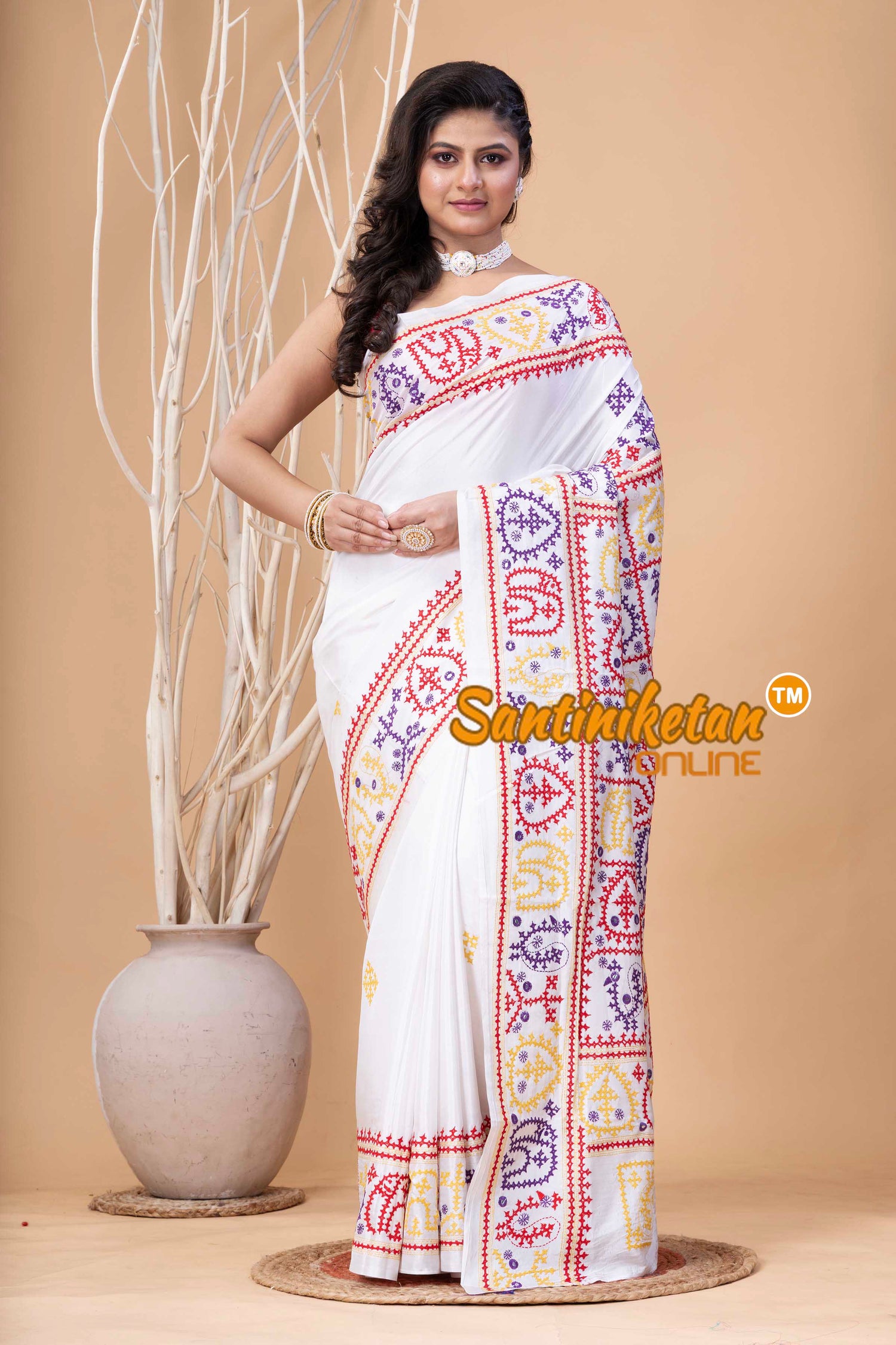 Bangalore Silk Gujrati Stitch Saree SN202524065