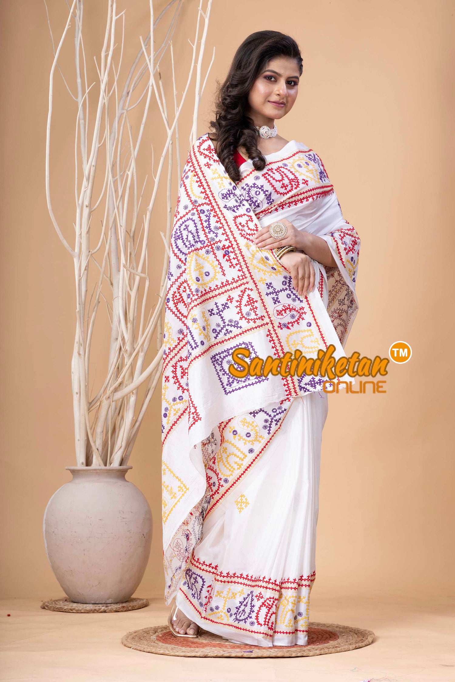 Bangalore Silk Gujrati Stitch Saree SN202524065