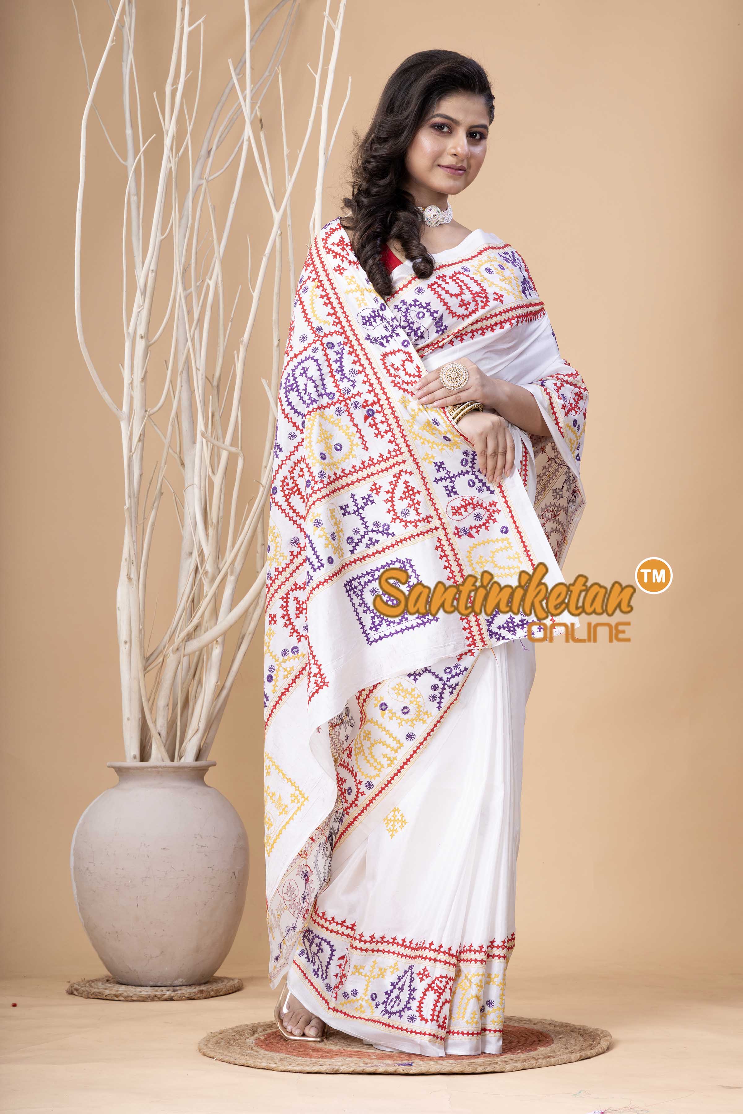 Bangalore Silk Gujrati Stitch Saree SN202524065