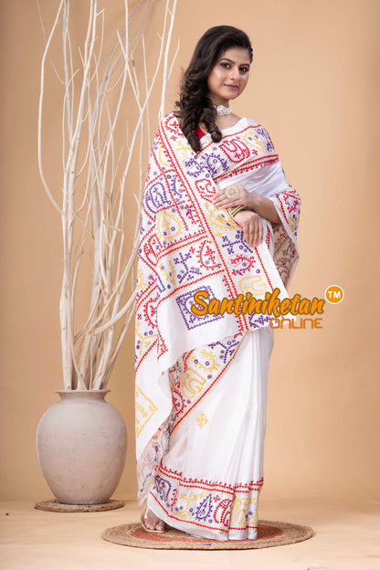 Bangalore Silk Gujrati Stitch Saree SN202524065
