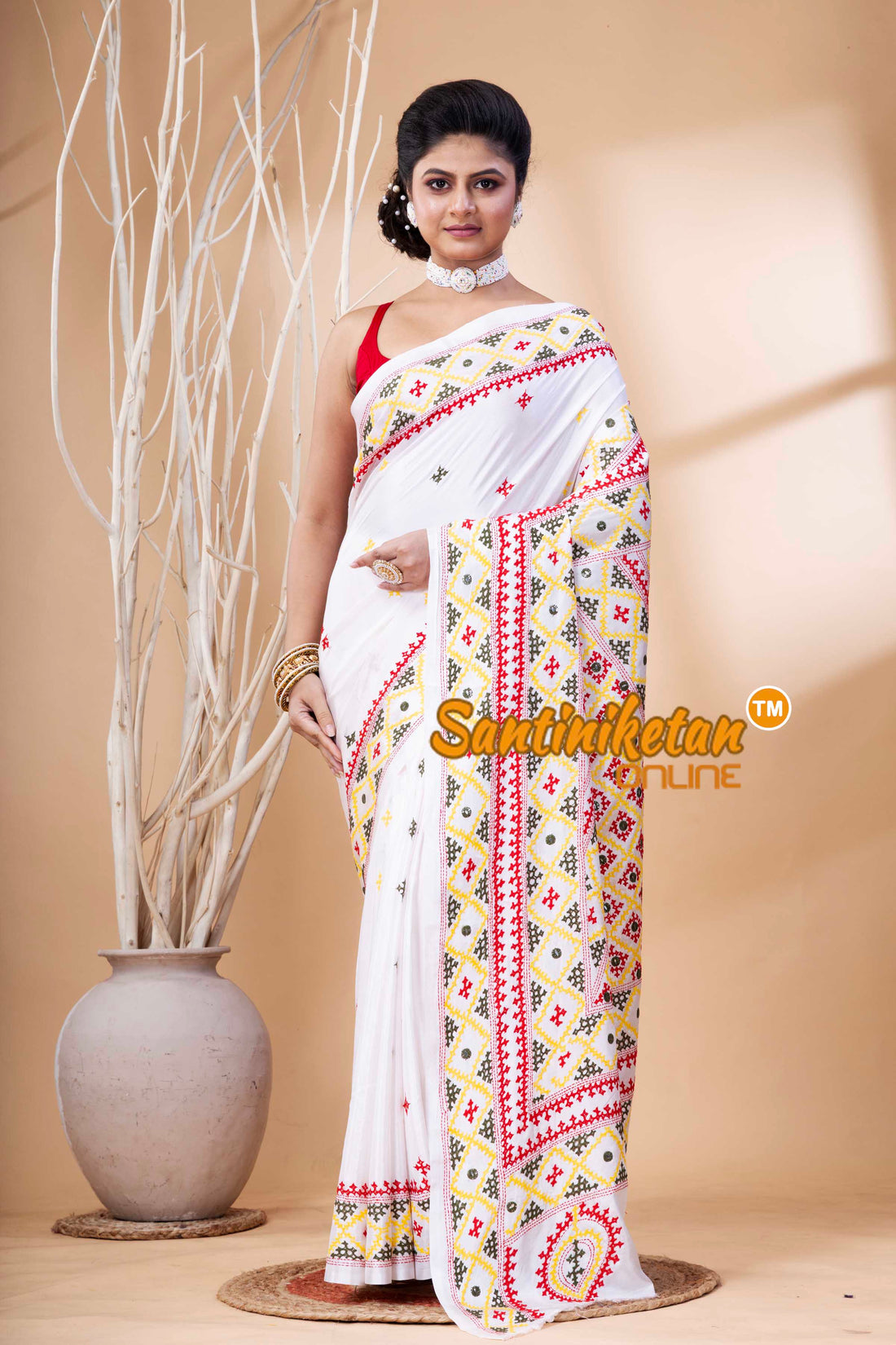 Bangalore Silk Gujrati Stitch Saree SN202524107
