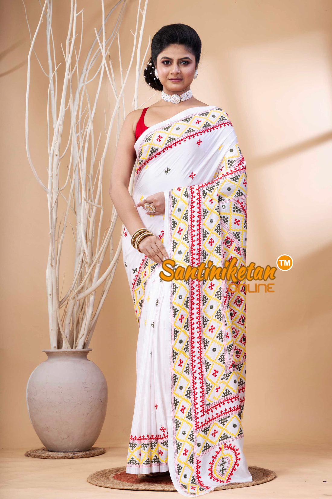 Bangalore Silk Gujrati Stitch Saree SN202524107