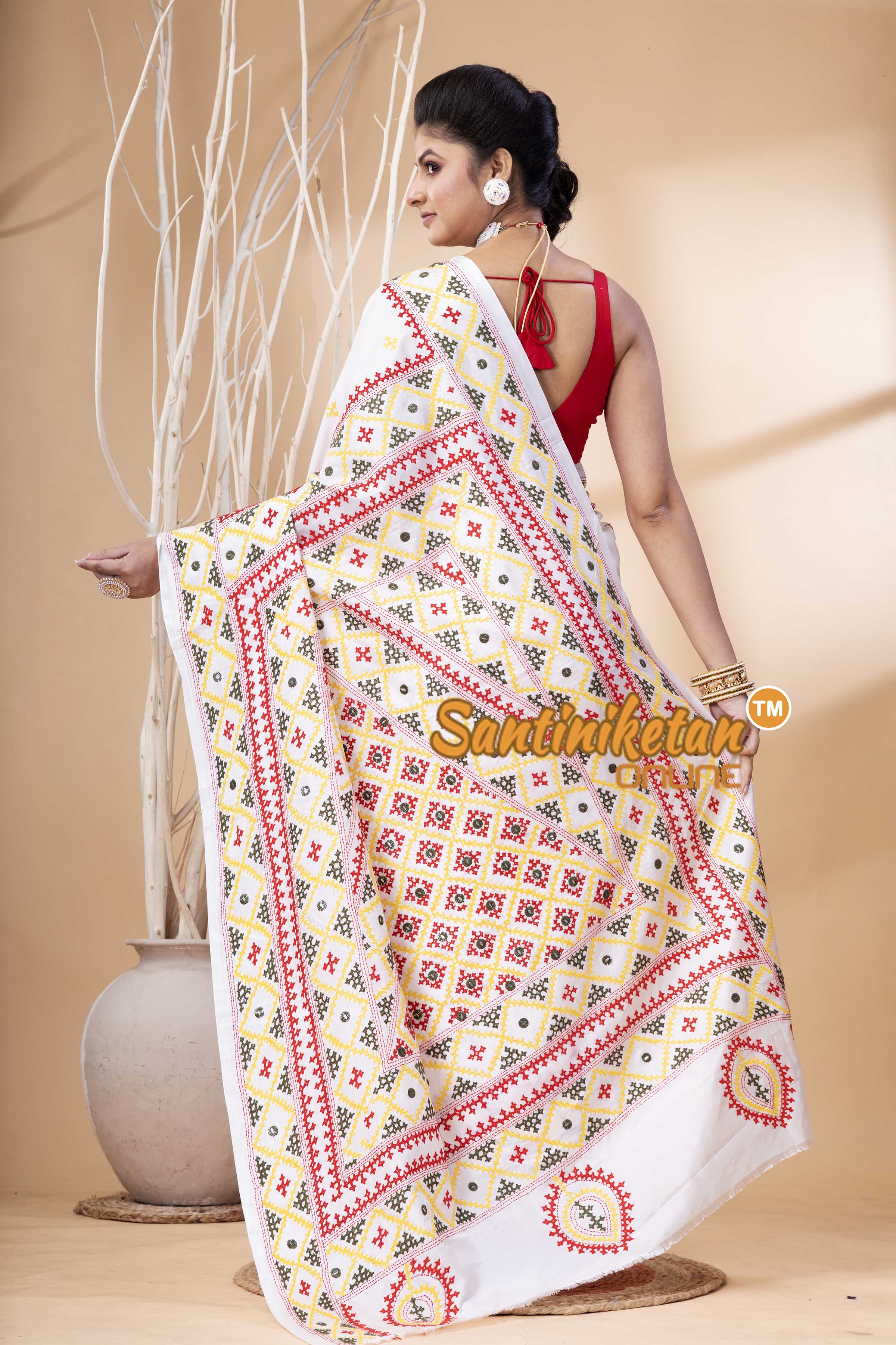 Bangalore Silk Gujrati Stitch Saree SN202524107