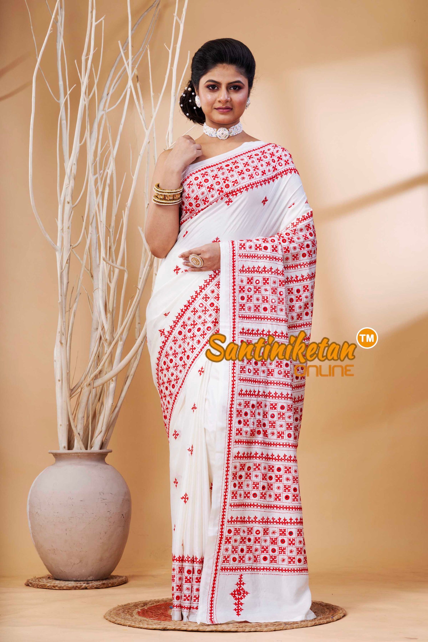 Bangalore Silk Gujrati Stitch Saree SN202524119