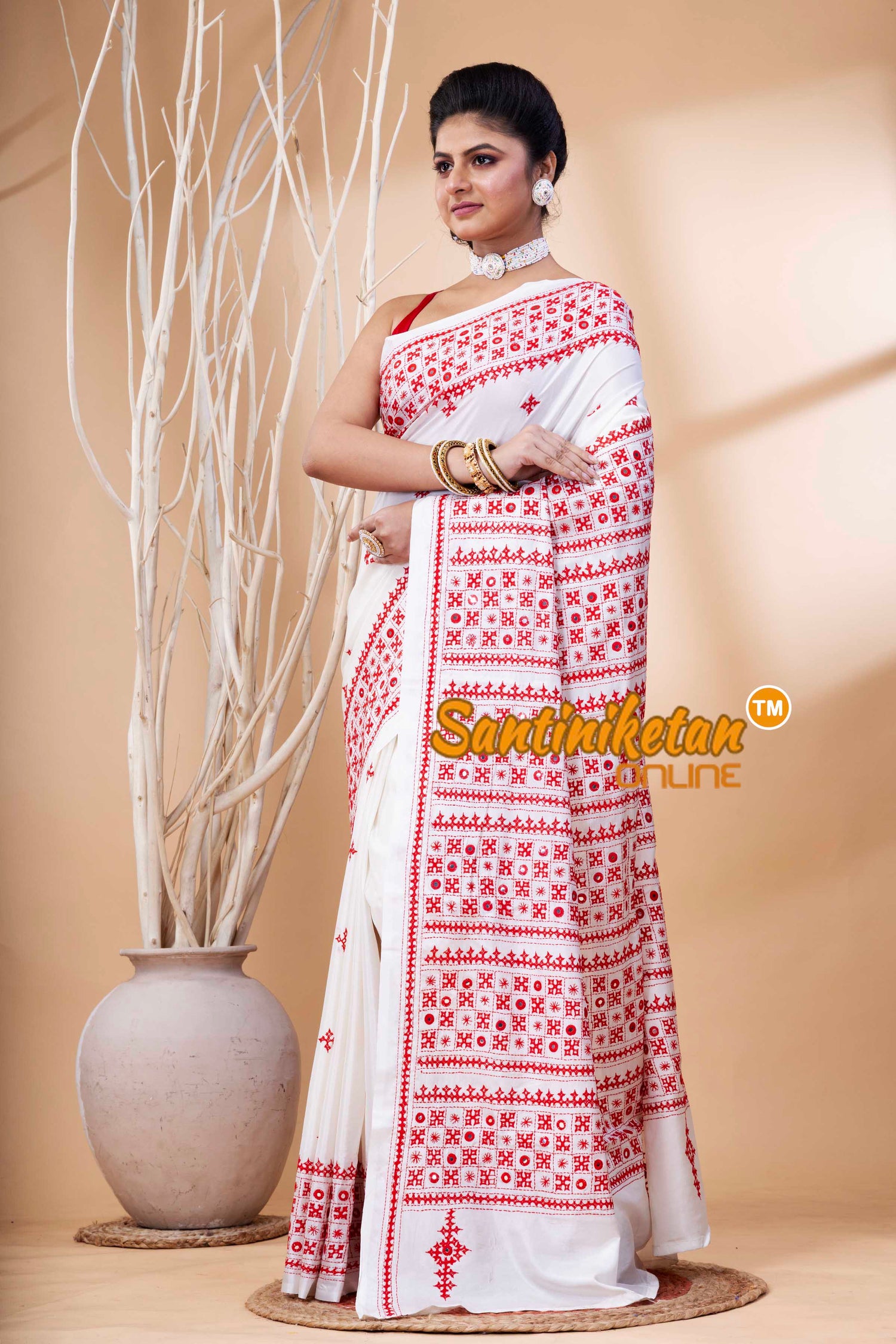 Bangalore Silk Gujrati Stitch Saree SN202524119