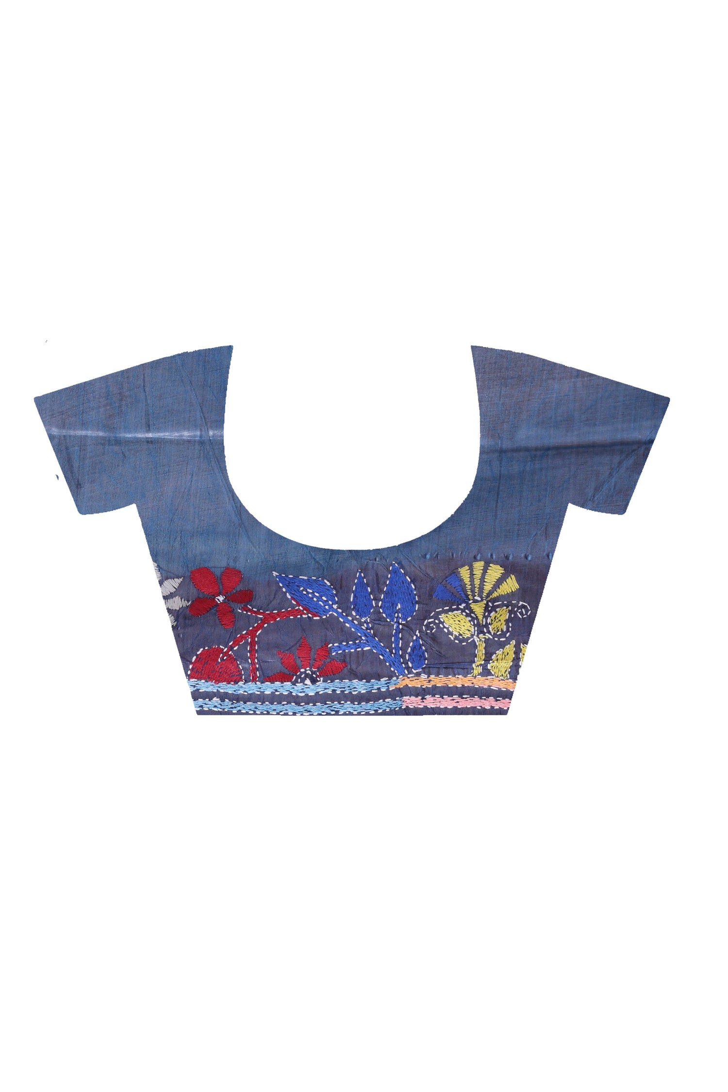 Bangalore Silk Kantha Stitch Saree SN202524149
