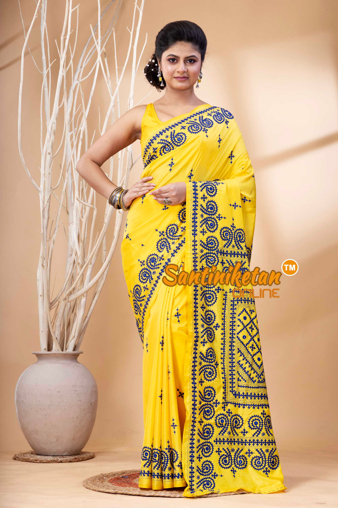 Bangalore Silk Gujrati Stitch Saree SN202524191