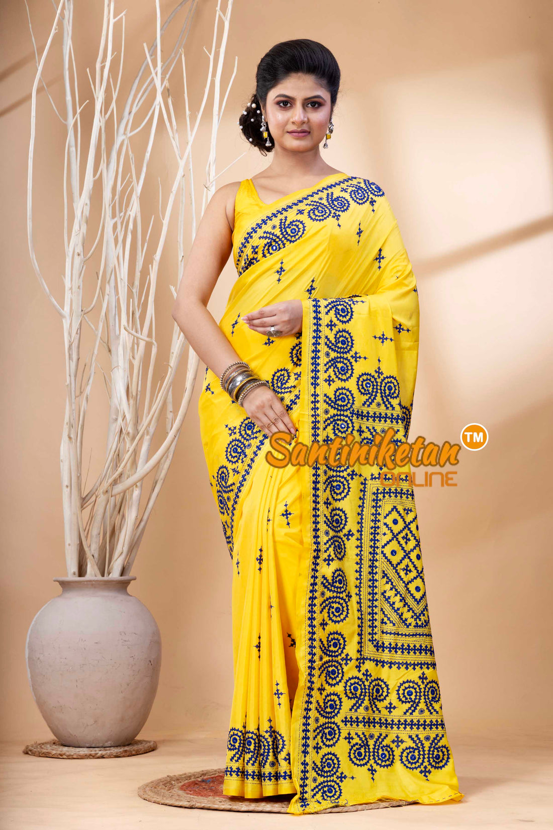 Bangalore Silk Gujrati Stitch Saree SN202524191