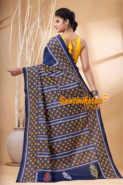 Bangalore Silk Gujrati Stitch Saree SN202524209