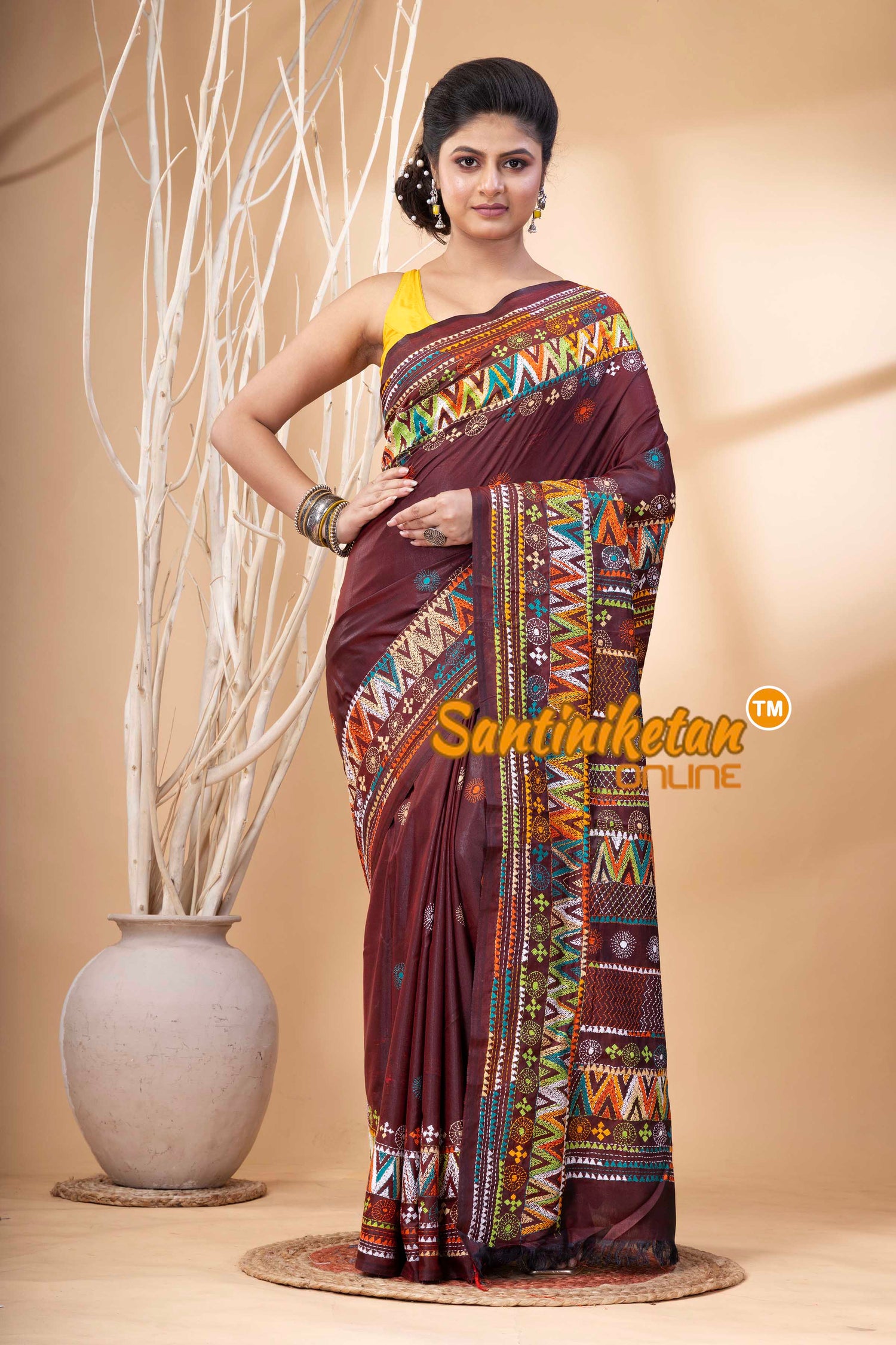 Bangalore Silk Lambani Stitch Saree SN202524227