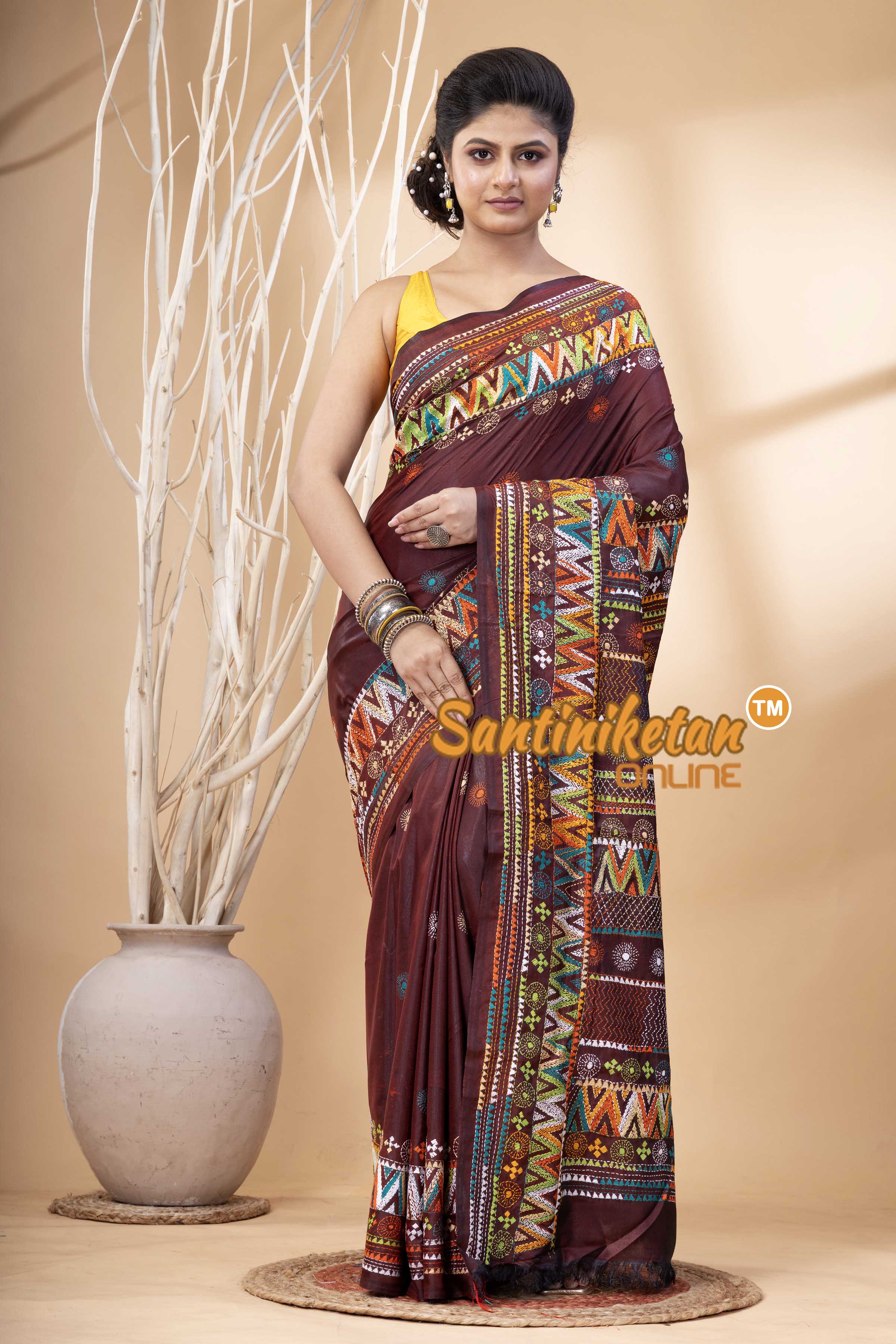 Bangalore Silk Lambani Stitch Saree SN202524227