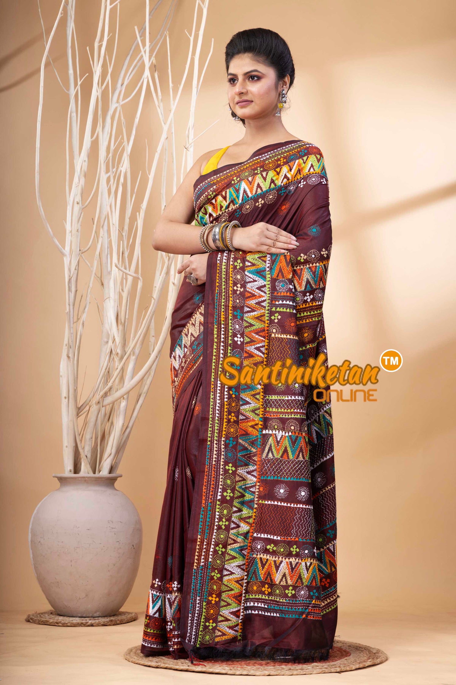 Bangalore Silk Lambani Stitch Saree SN202524227