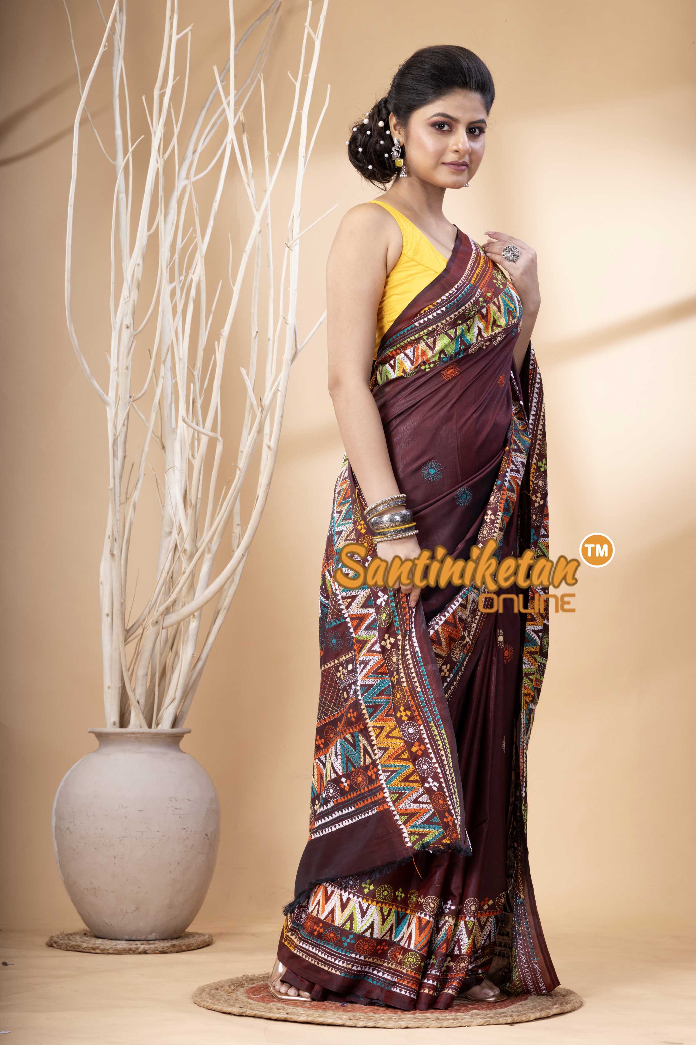 Bangalore Silk Lambani Stitch Saree SN202524227