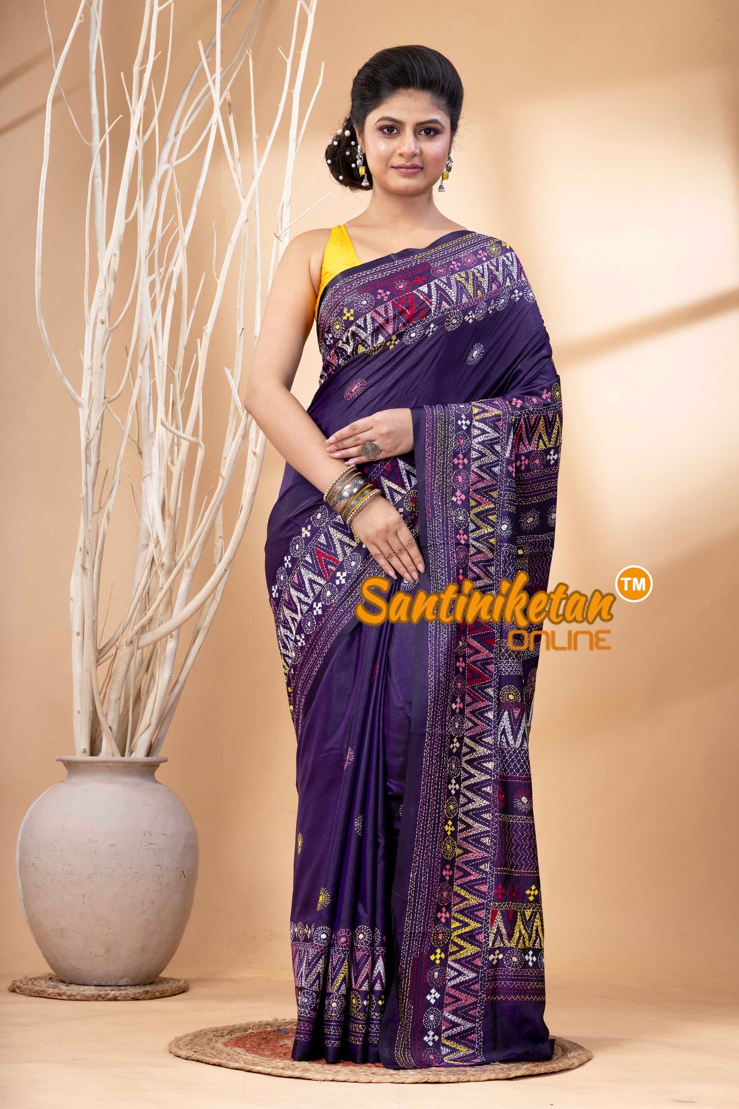 Bangalore Silk Lambani Stitch Saree SN202524310