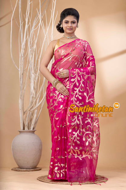 Resham Maslin Jamdani Saree SN202524411