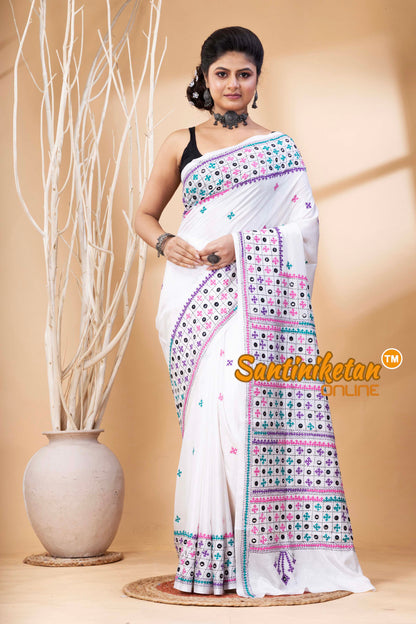 Bangalore Silk Gujrati Stitch Saree SN202524651