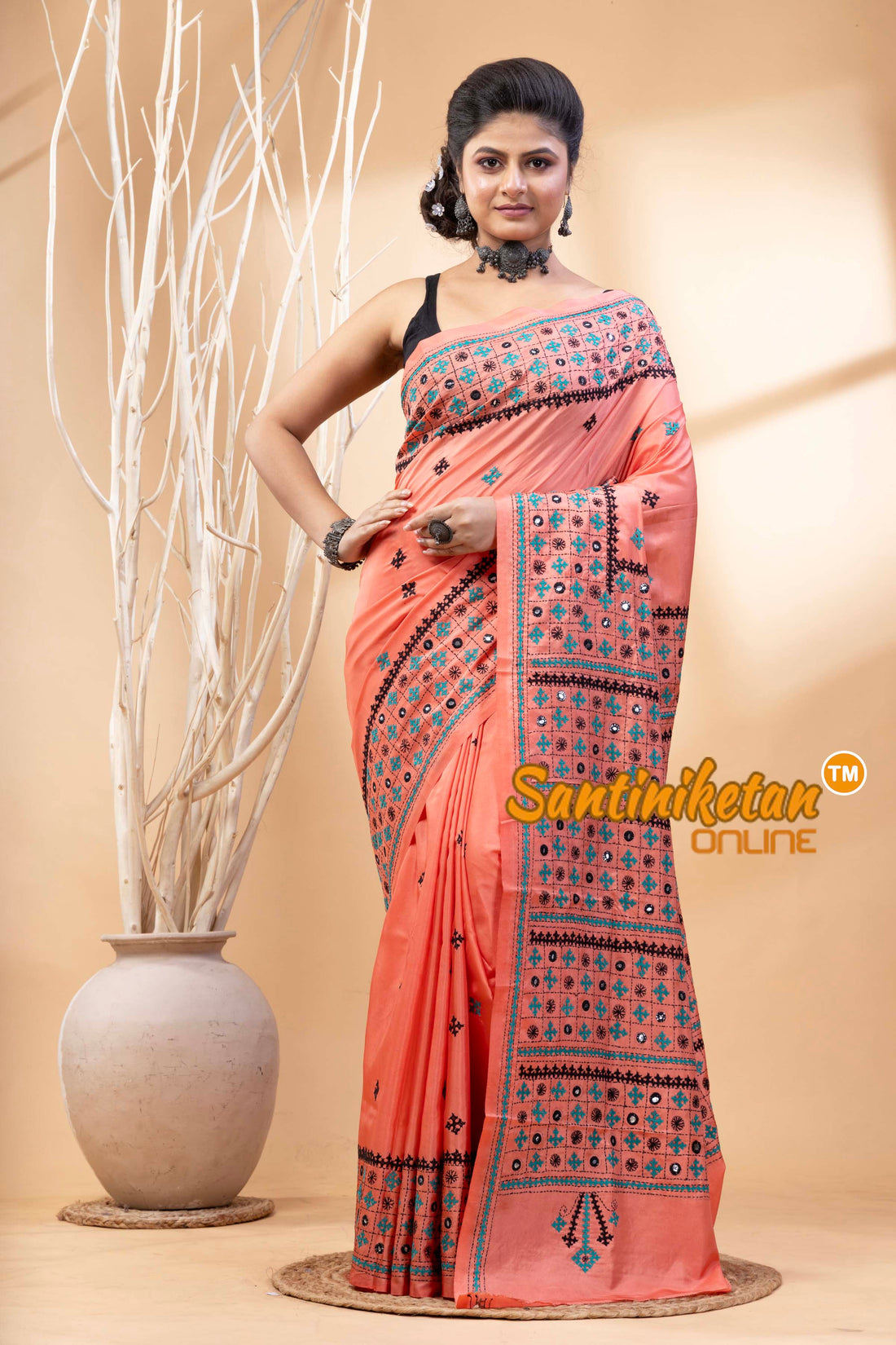 Bangalore Silk Gujrati Stitch Saree SN202524657