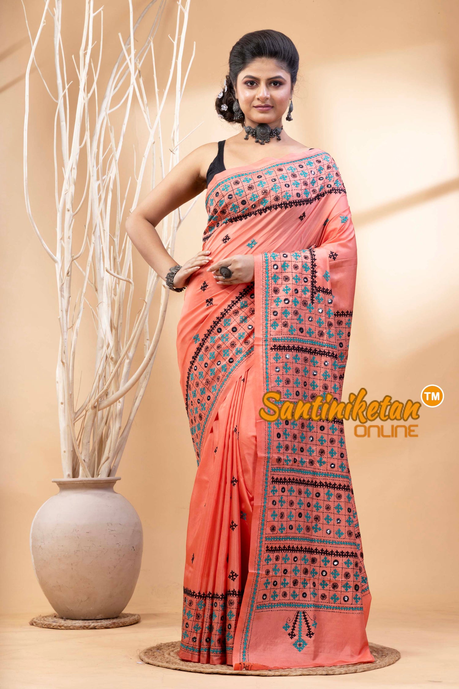 Bangalore Silk Gujrati Stitch Saree SN202524657