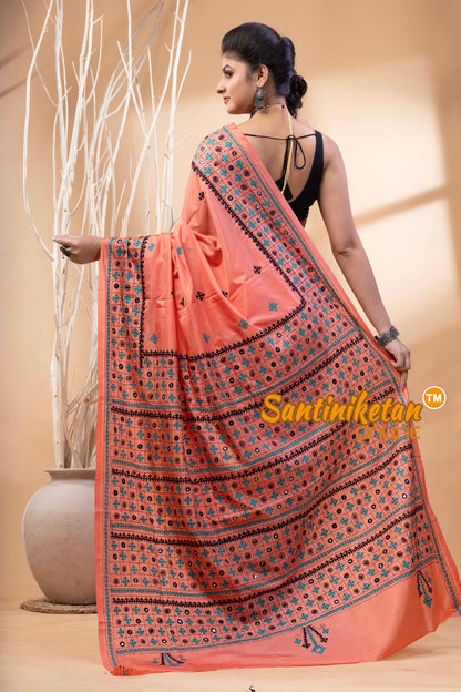Bangalore Silk Gujrati Stitch Saree SN202524657