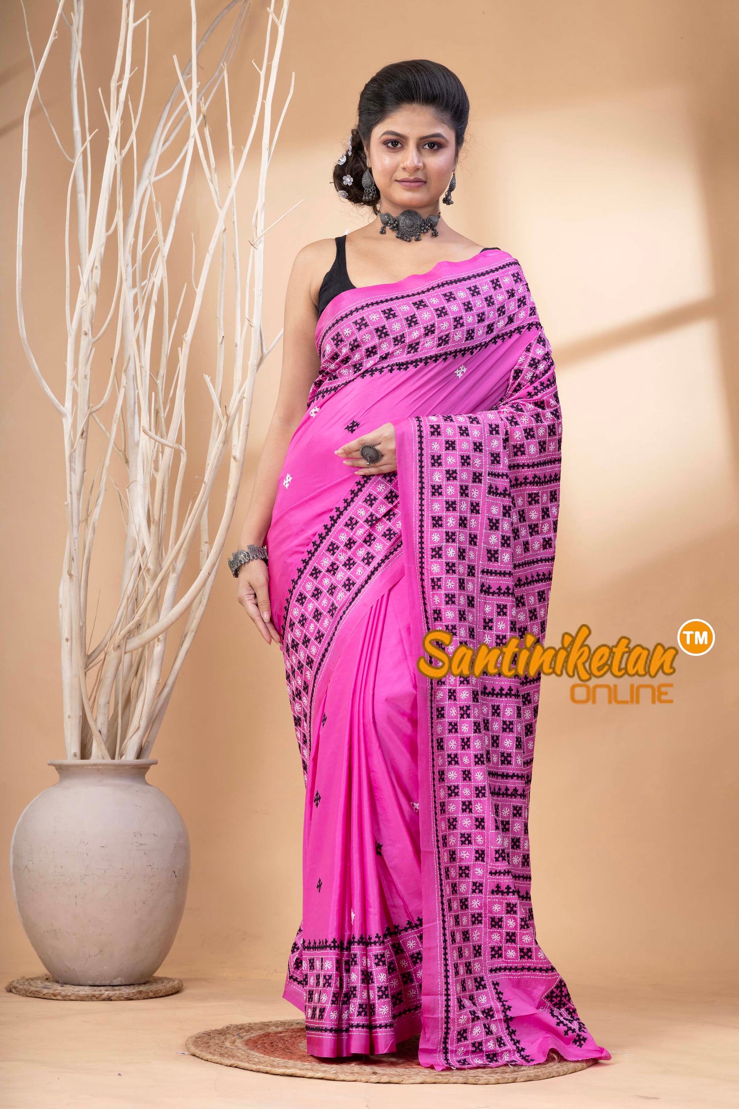 Bangalore Silk Gujrati Stitch Saree SN202524698