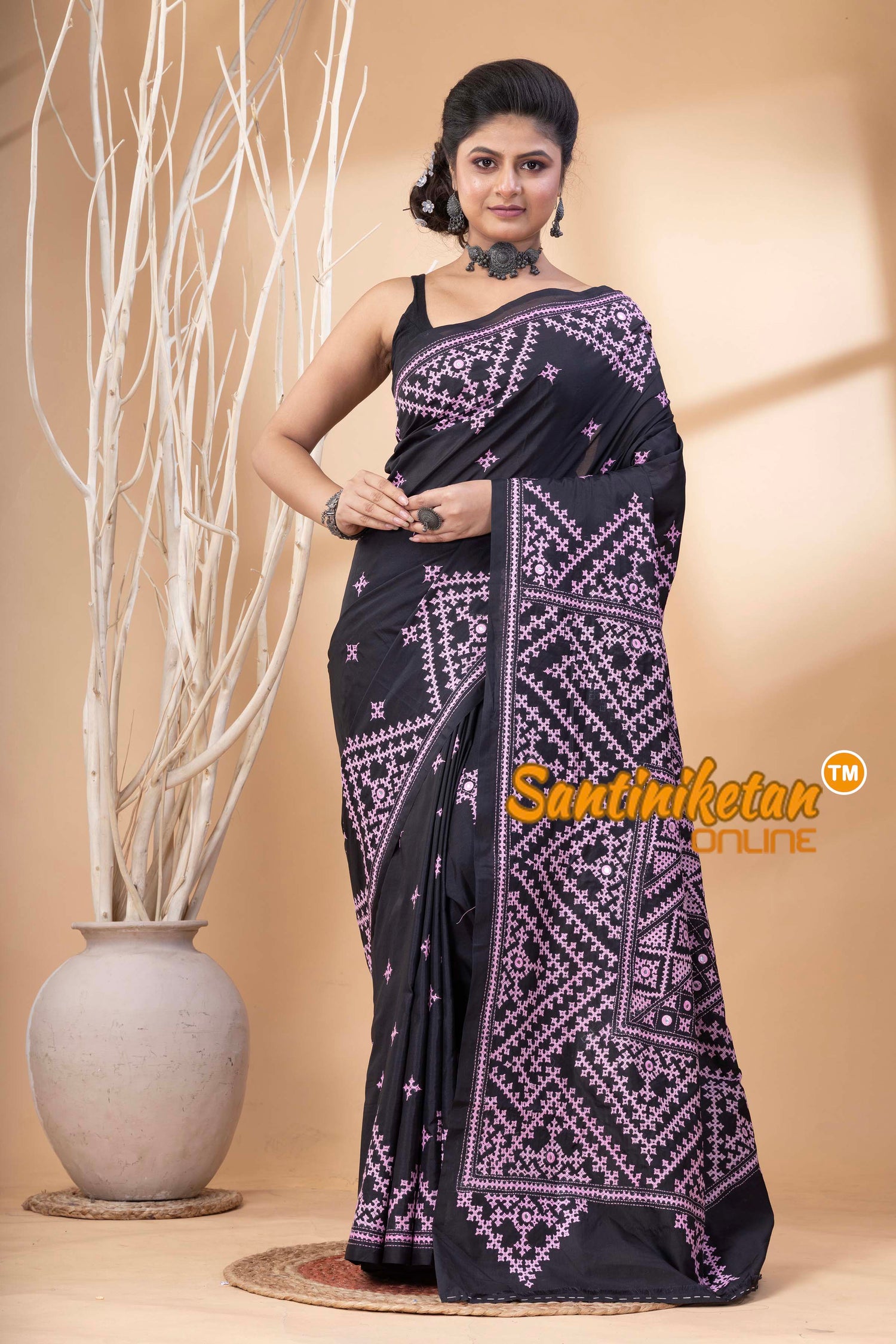 Bangalore Silk Gujrati Stitch Saree SN202524704
