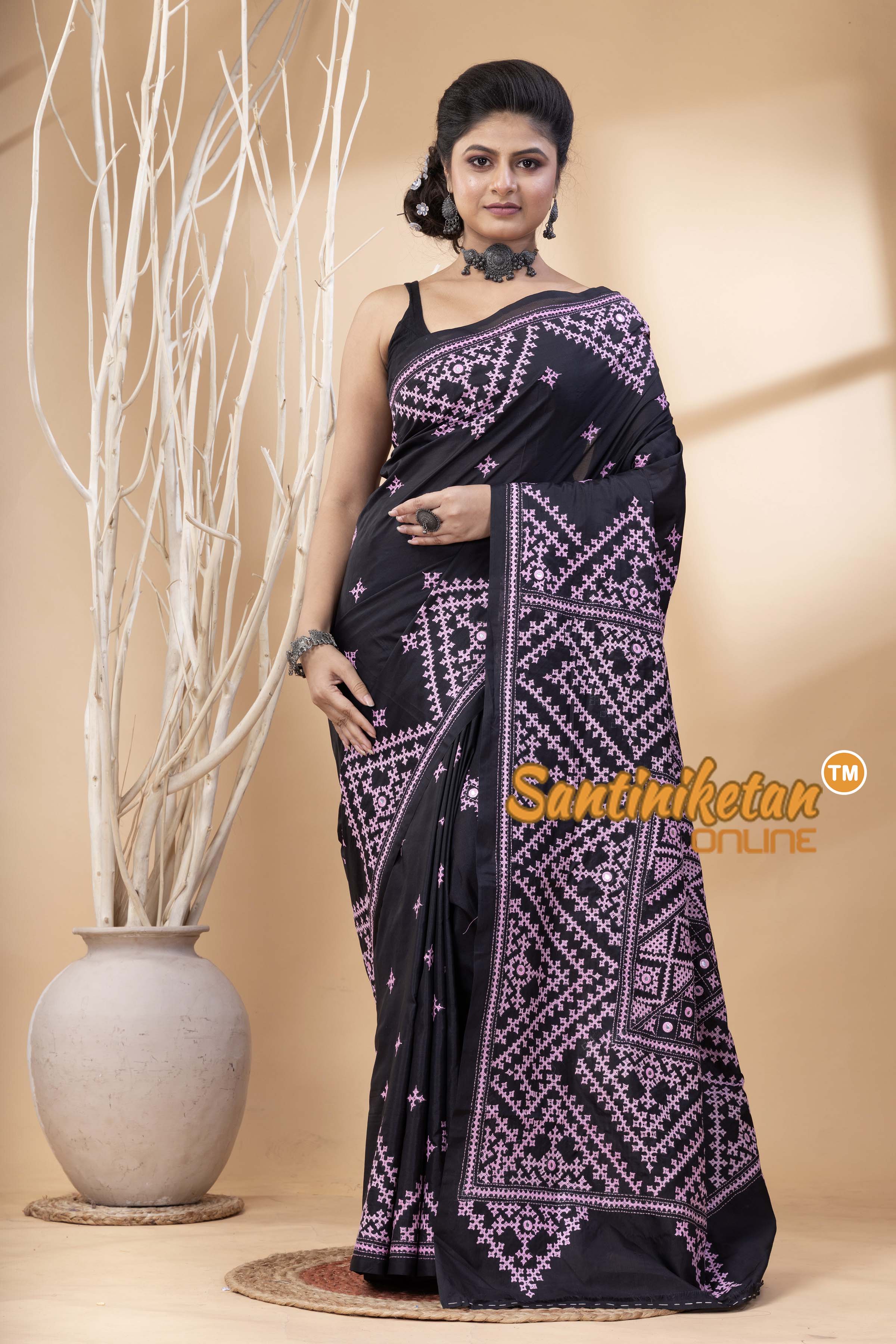 Bangalore Silk Gujrati Stitch Saree SN202524704