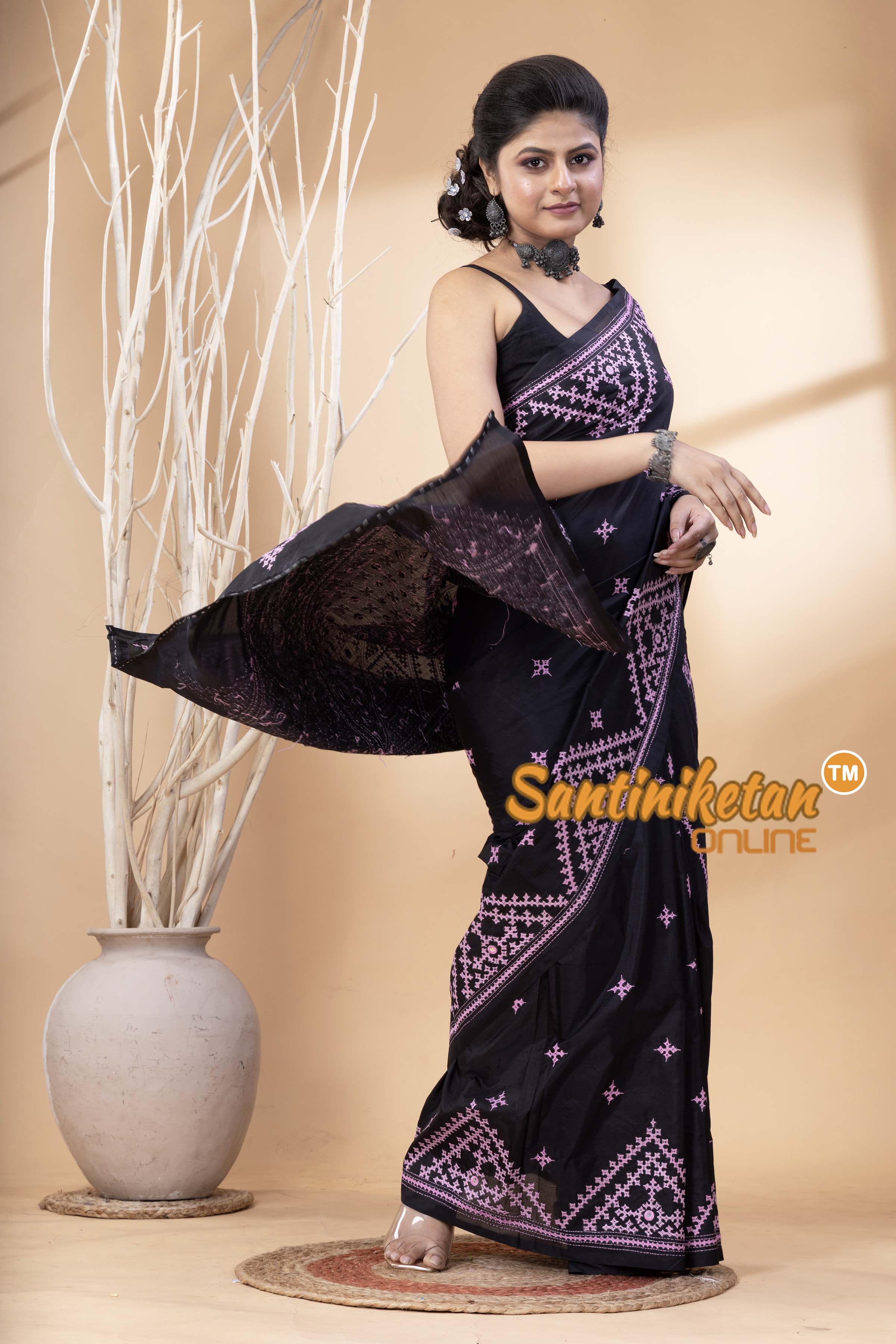 Bangalore Silk Gujrati Stitch Saree SN202524704