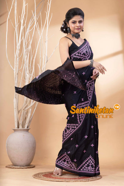 Bangalore Silk Gujrati Stitch Saree SN202524704