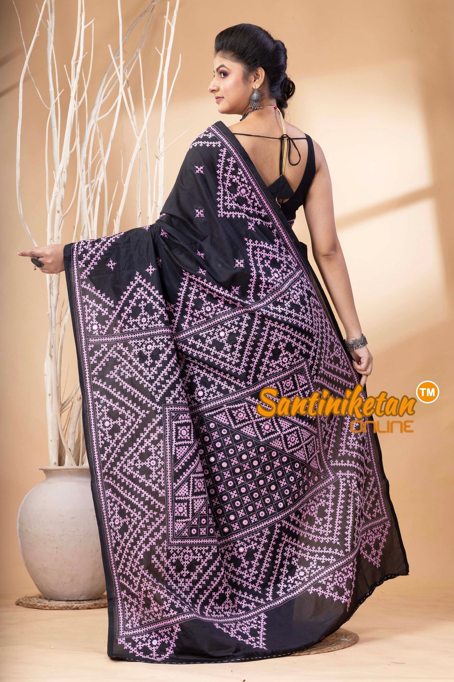 Bangalore Silk Gujrati Stitch Saree SN202524704