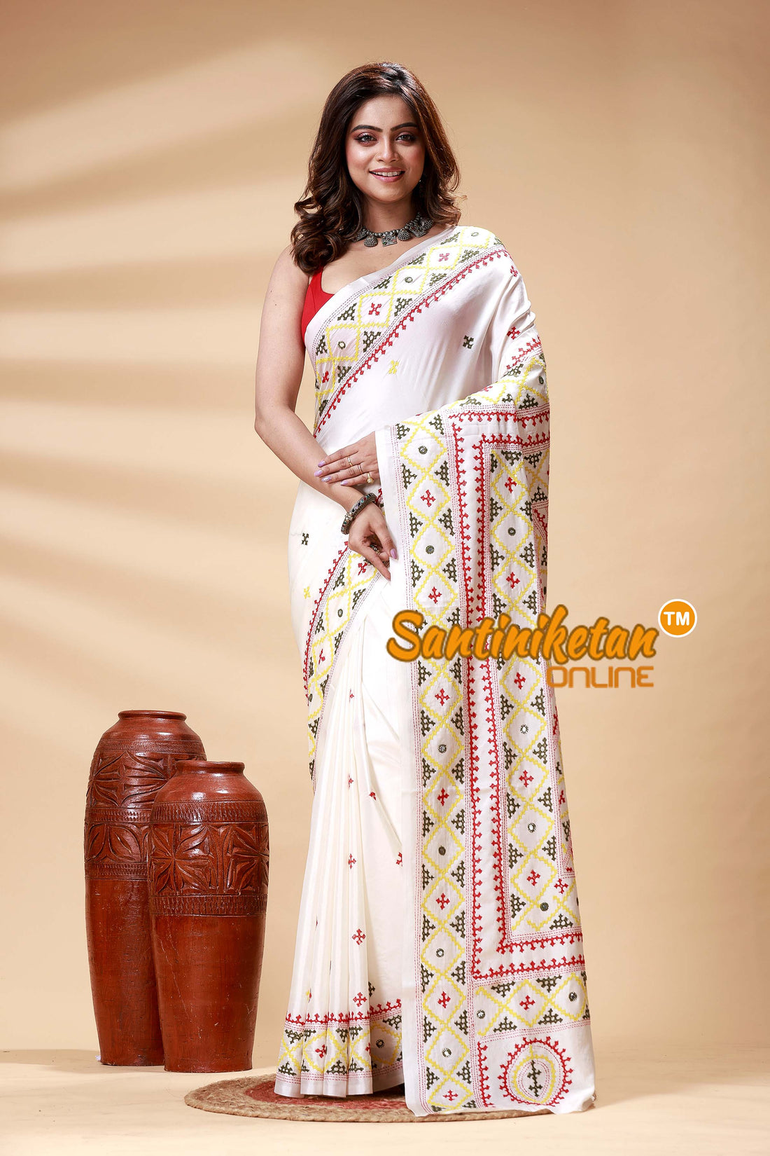 Bangalore Silk Gujrati Stitch Saree SN202524740