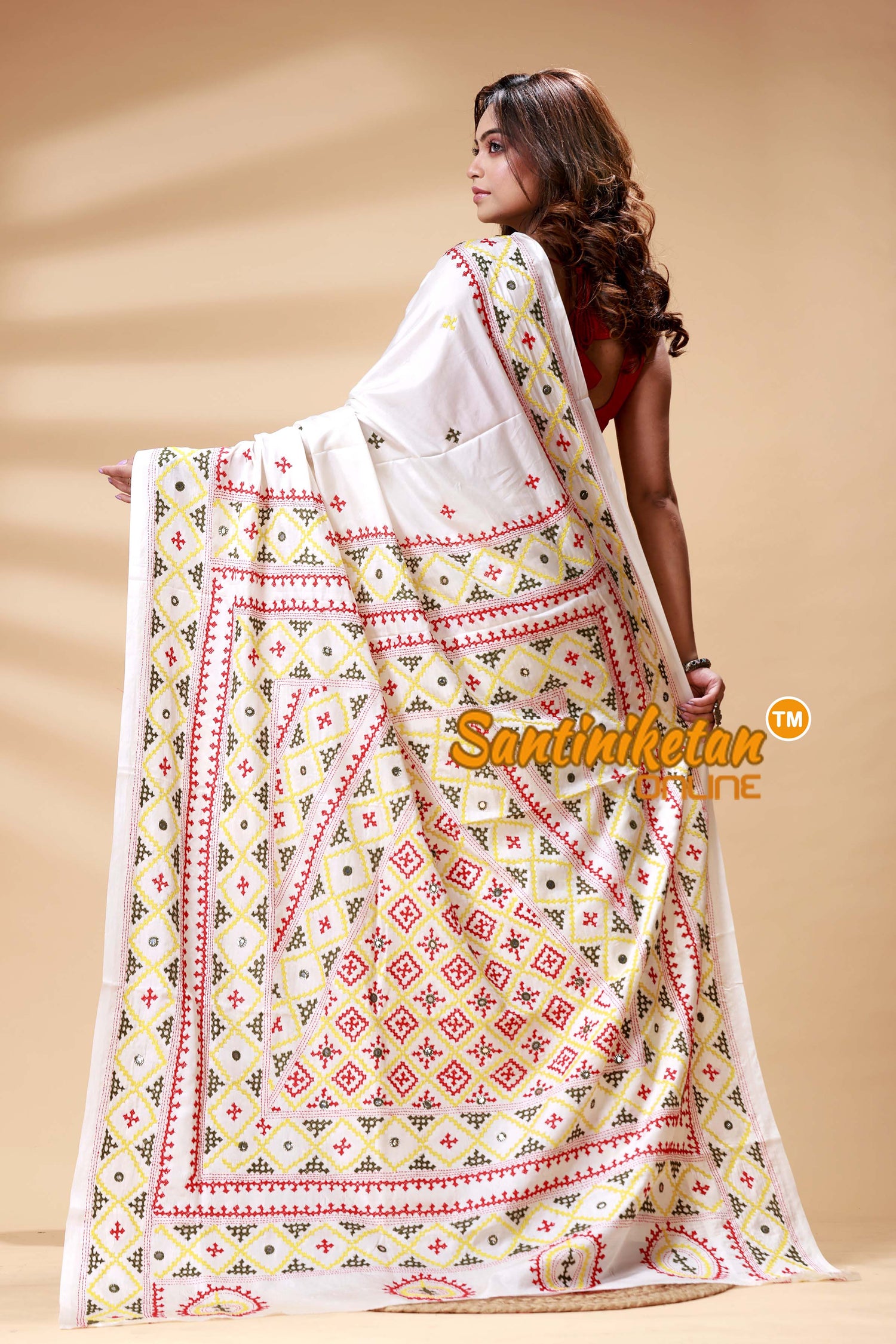 Bangalore Silk Gujrati Stitch Saree SN202524740