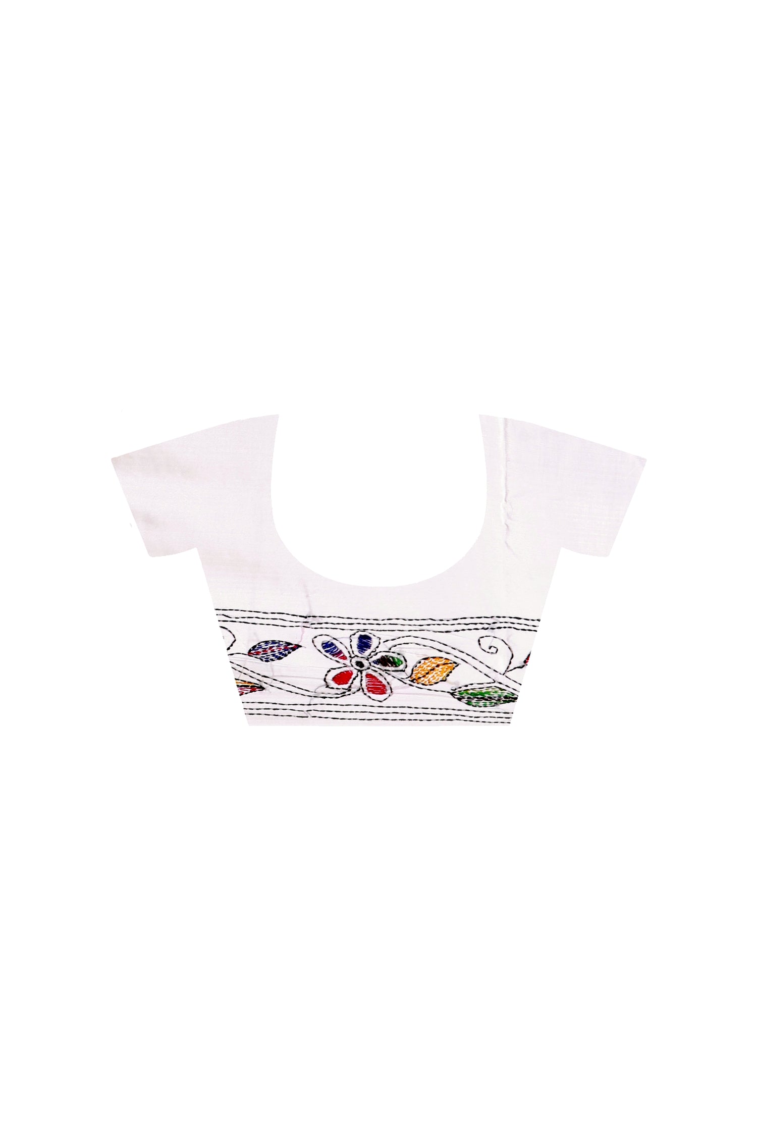 Bangalore Silk Kantha Stitch Saree SN202524778